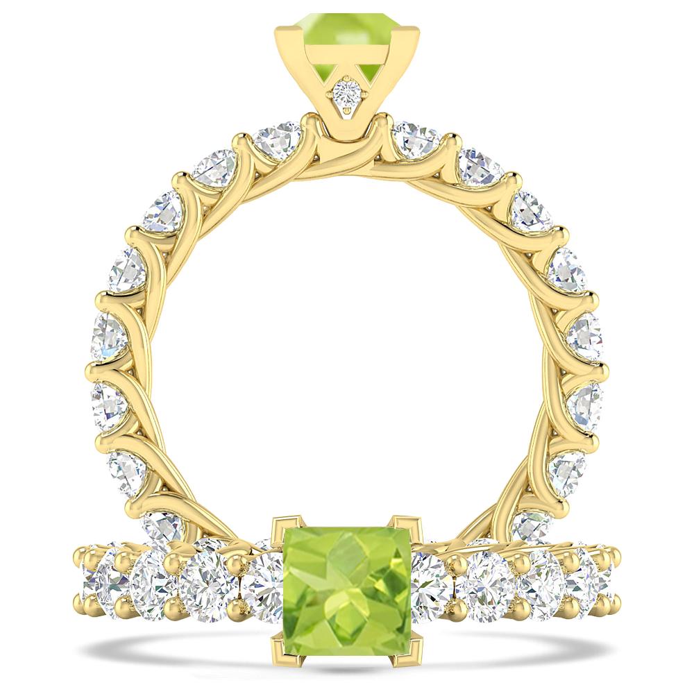 Yellow Gold - Peridot