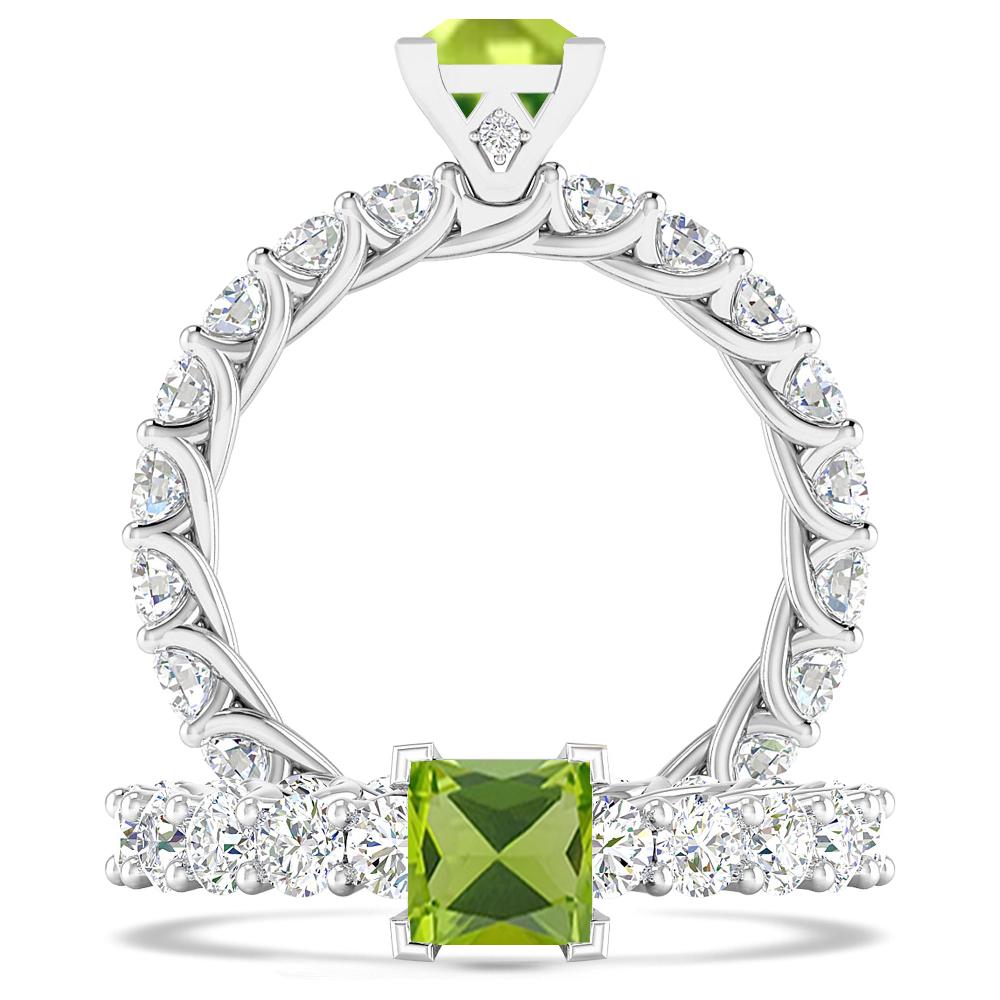 White Gold - Peridot