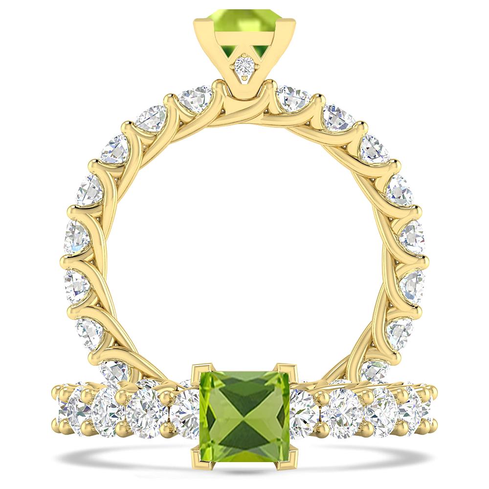 Yellow Gold - Peridot