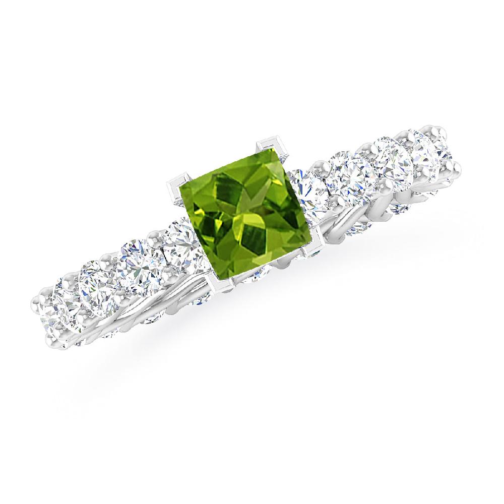 White Gold - Peridot