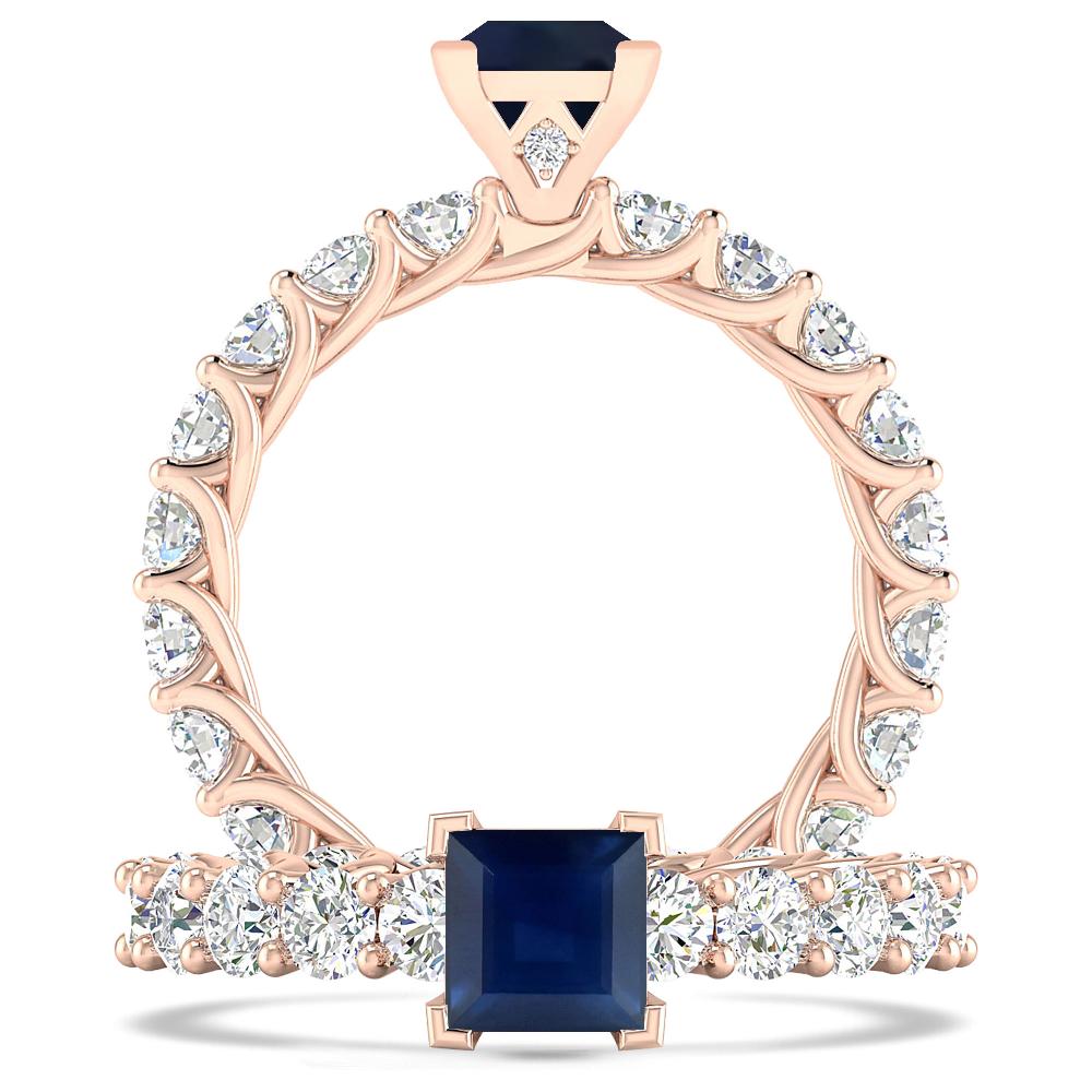 Rose Gold - Sapphire