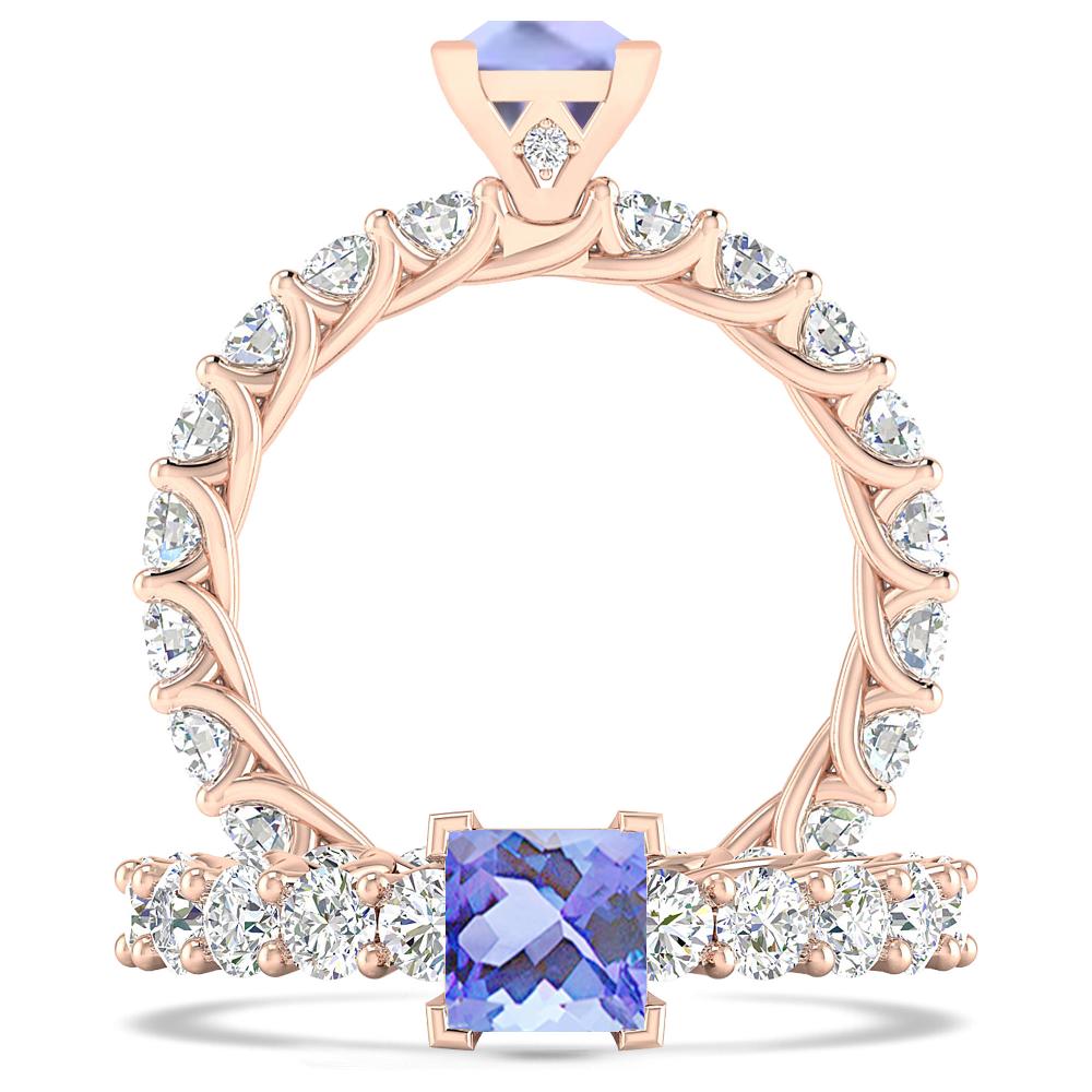 Rose Gold - Tanzanite