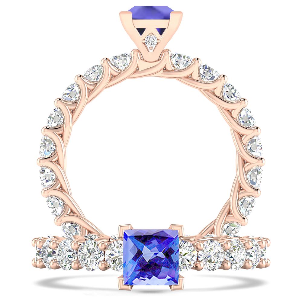 Rose Gold - Tanzanite