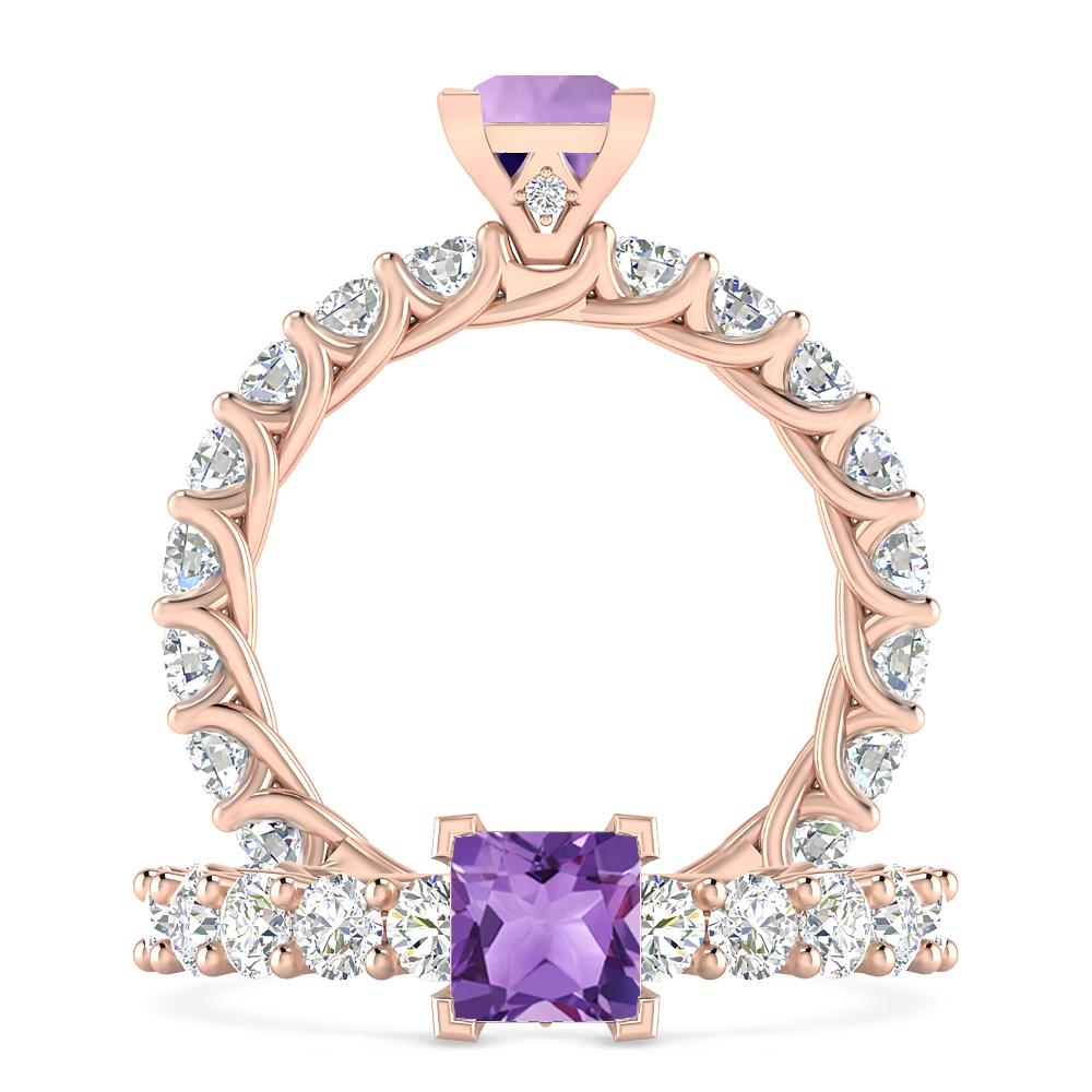 Rose Gold - Amethyst