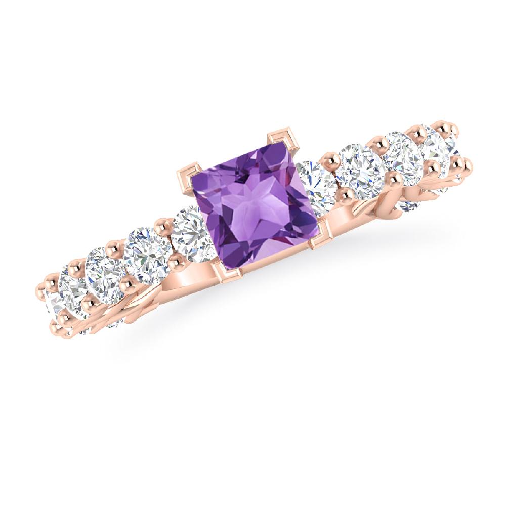 Rose Gold - Amethyst