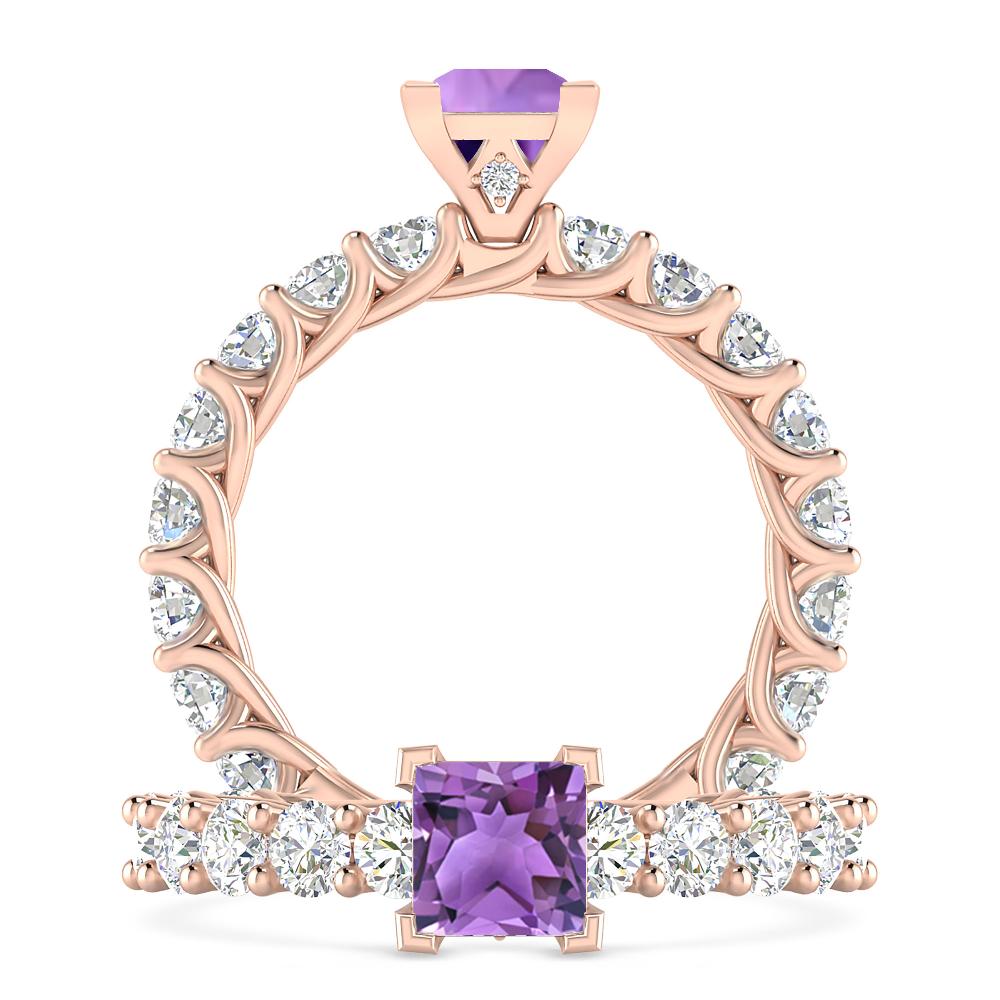Rose Gold - Amethyst