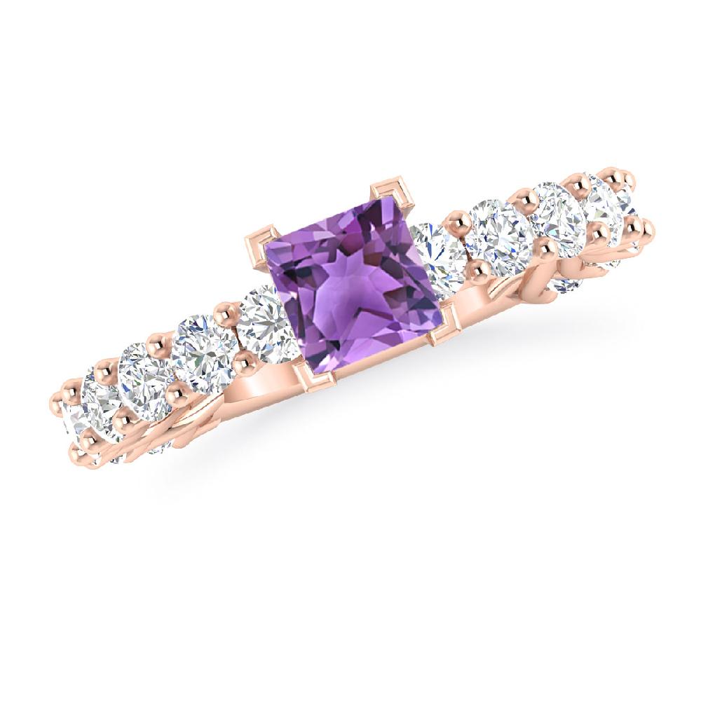 Rose Gold - Amethyst