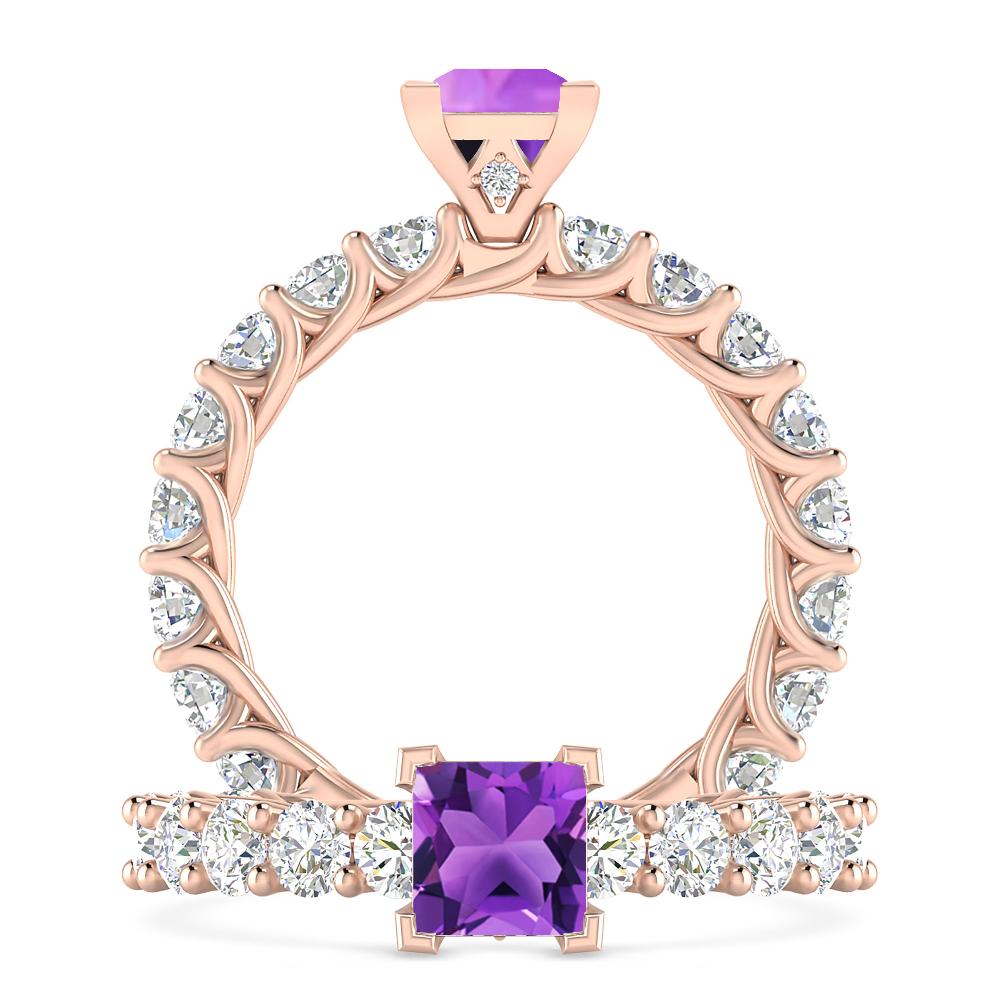 Rose Gold - Amethyst