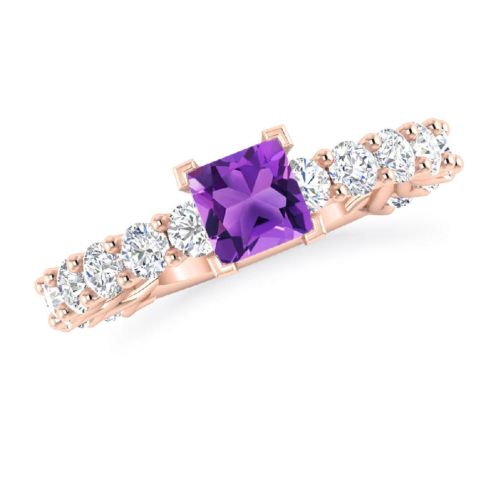 Rose Gold - Amethyst