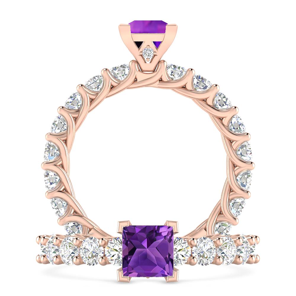 Rose Gold - Amethyst