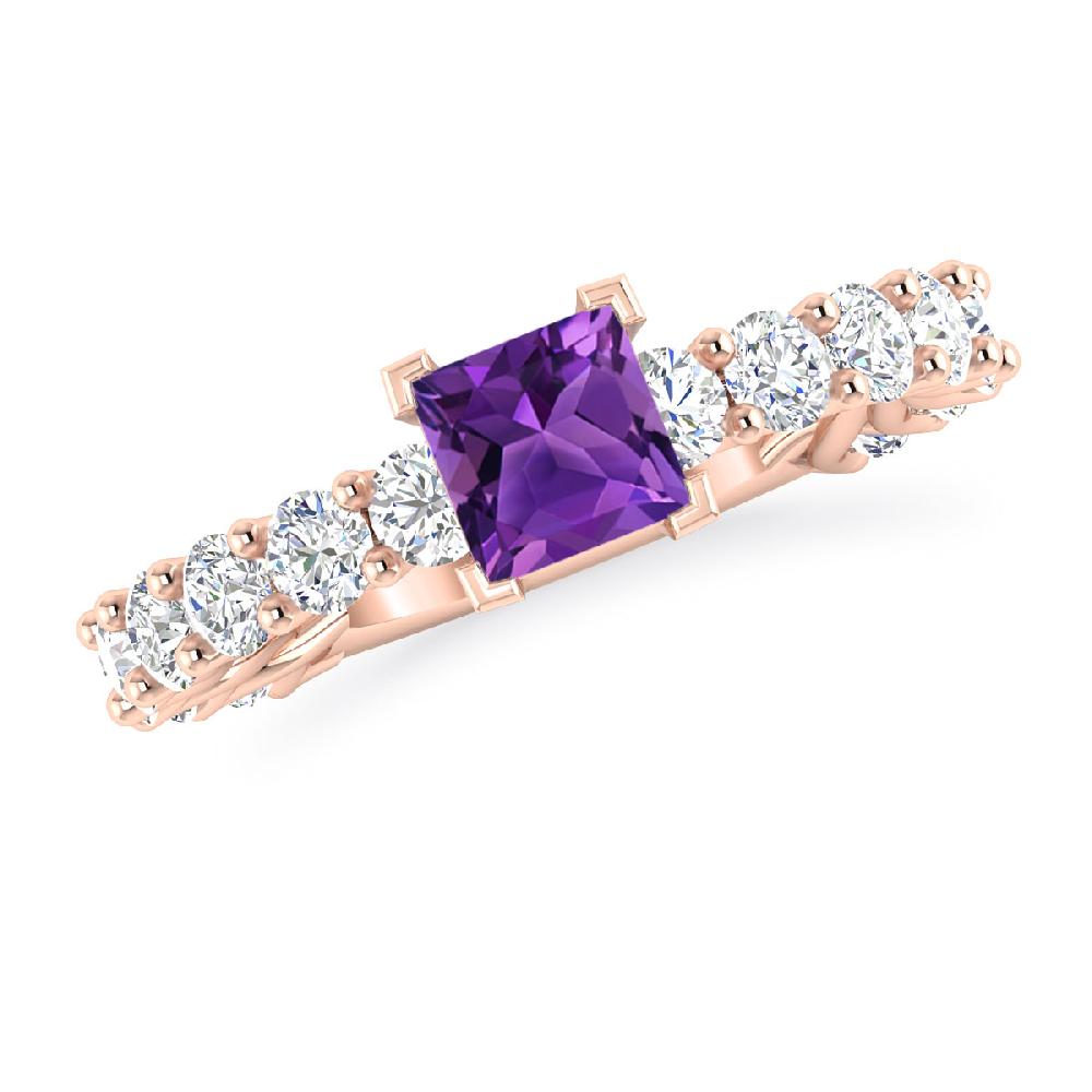 Rose Gold - Amethyst