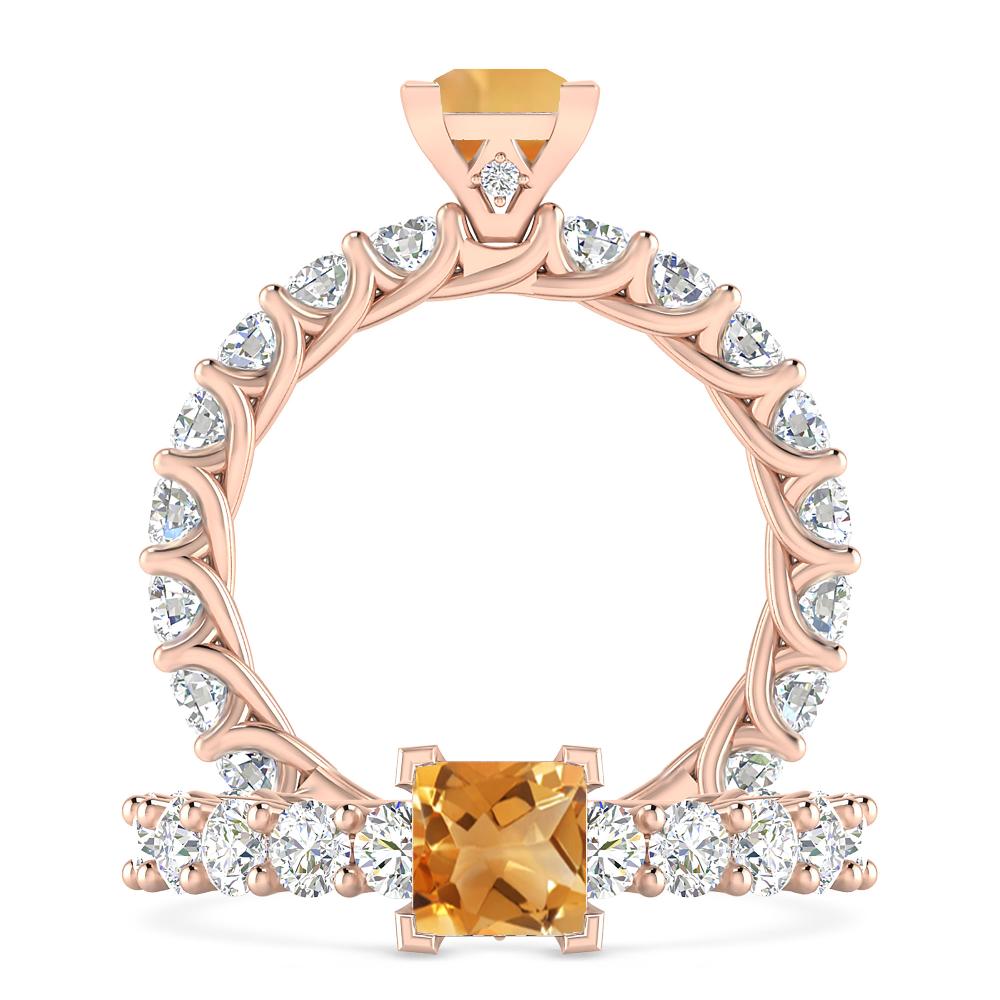 Rose Gold - Citrine