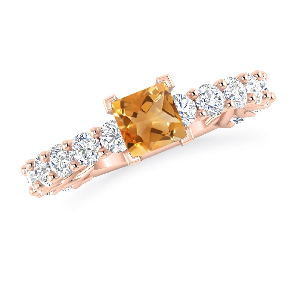 Rose Gold - Citrine