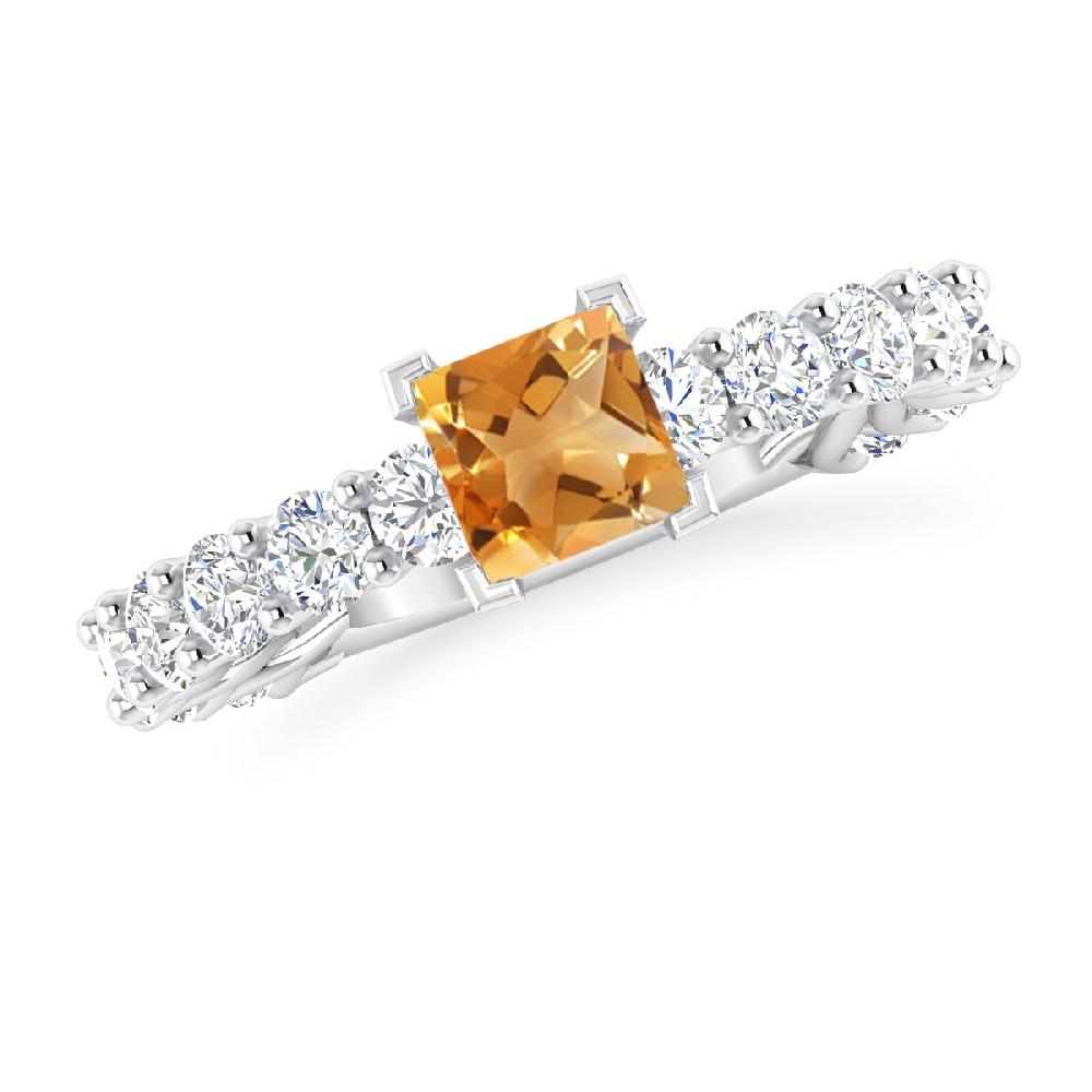 White Gold - Citrine