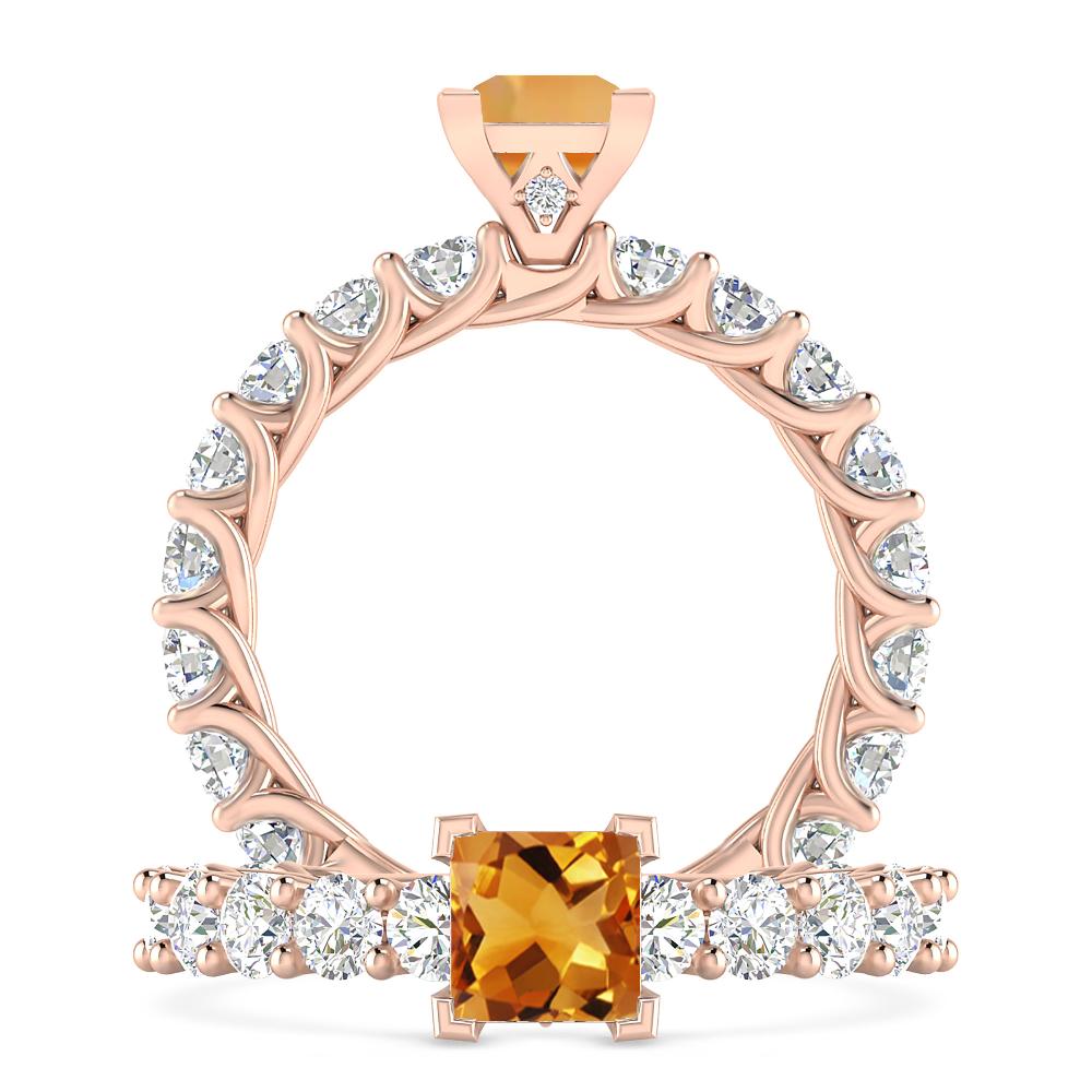 Rose Gold - Citrine