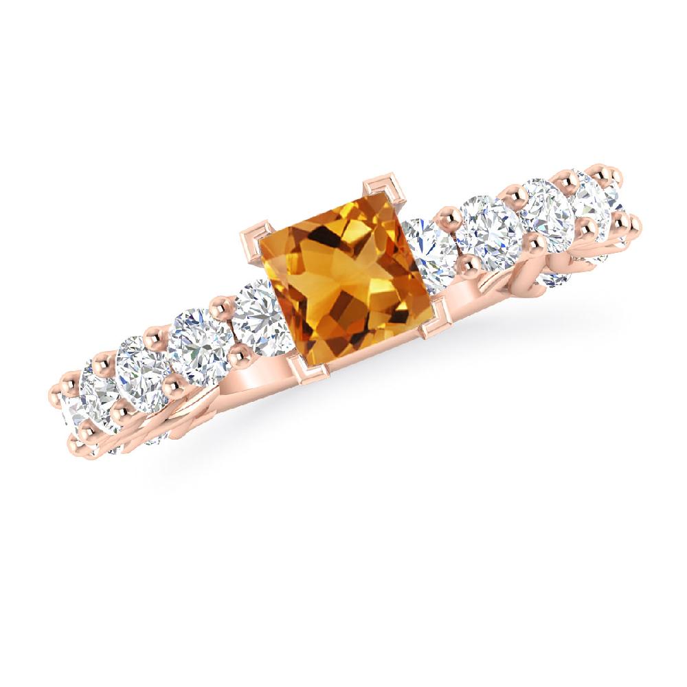 Rose Gold - Citrine