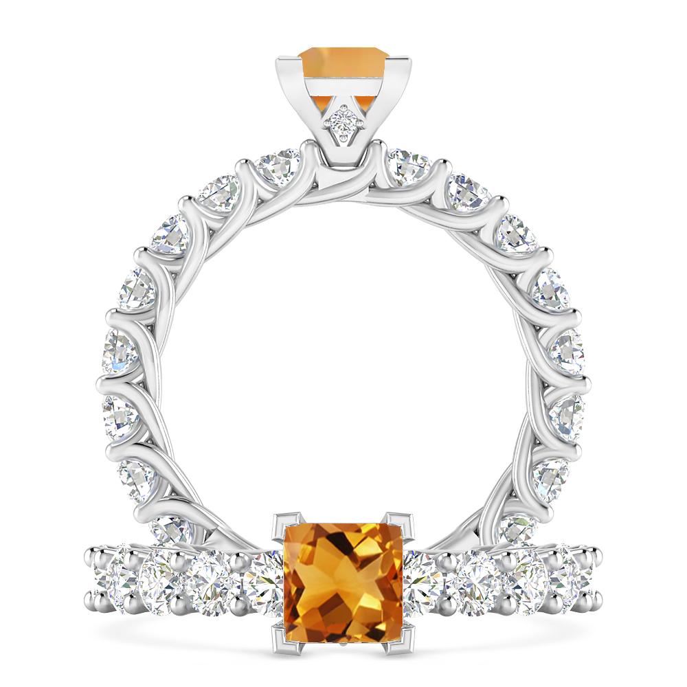 White Gold - Citrine