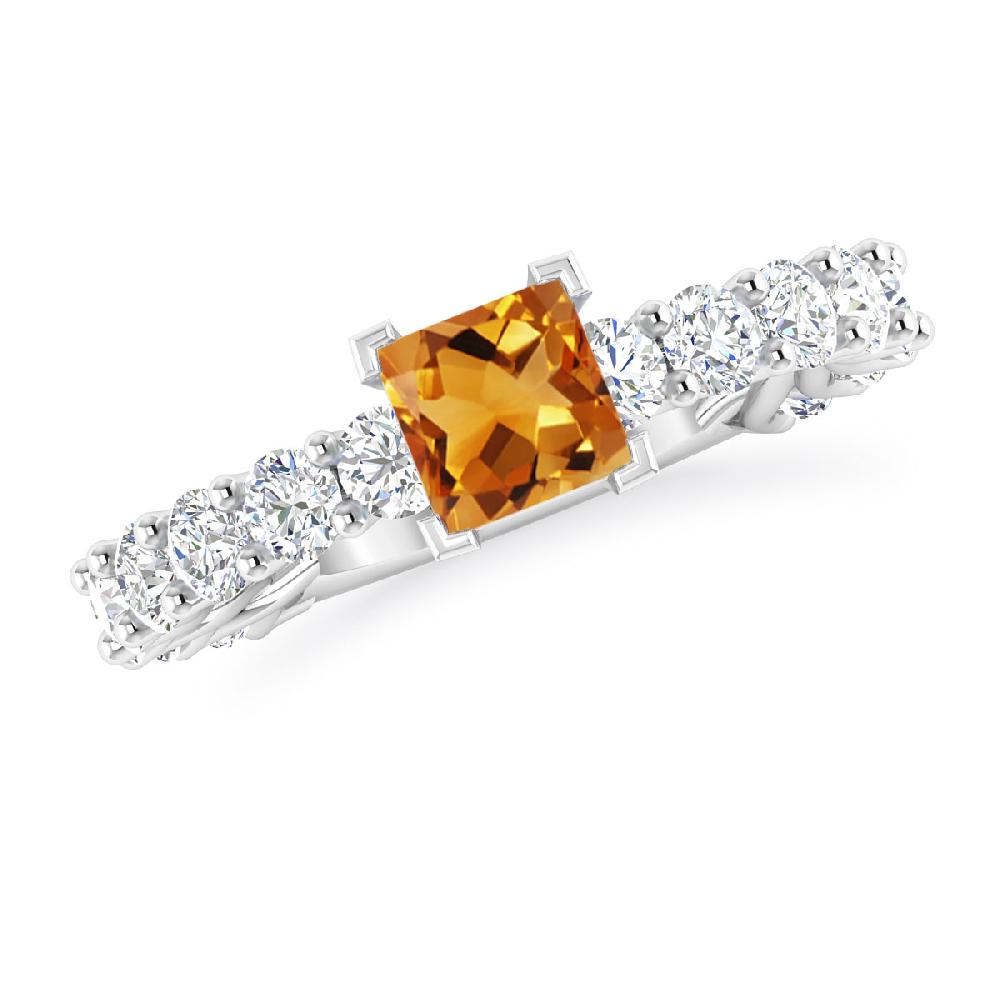 White Gold - Citrine