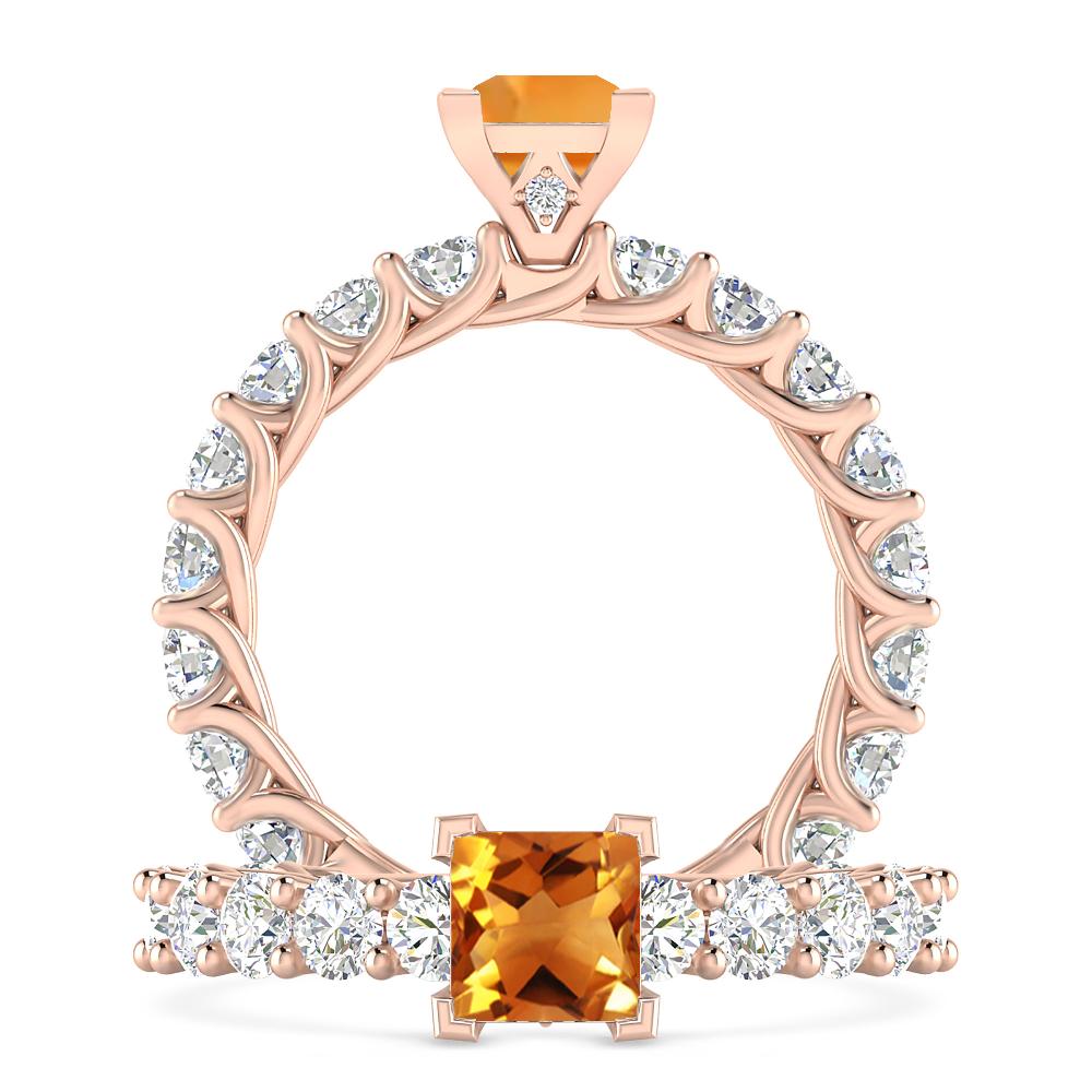 Rose Gold - Citrine