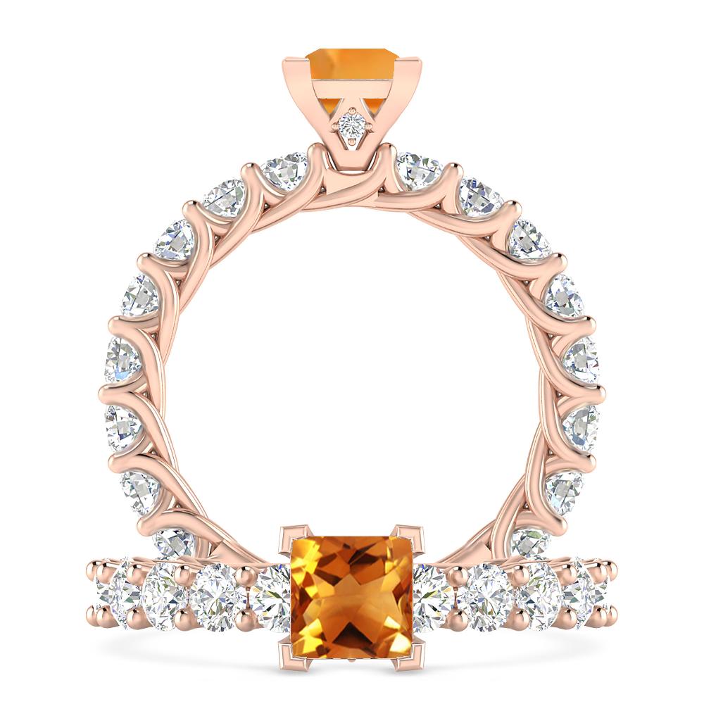 Rose Gold - Citrine