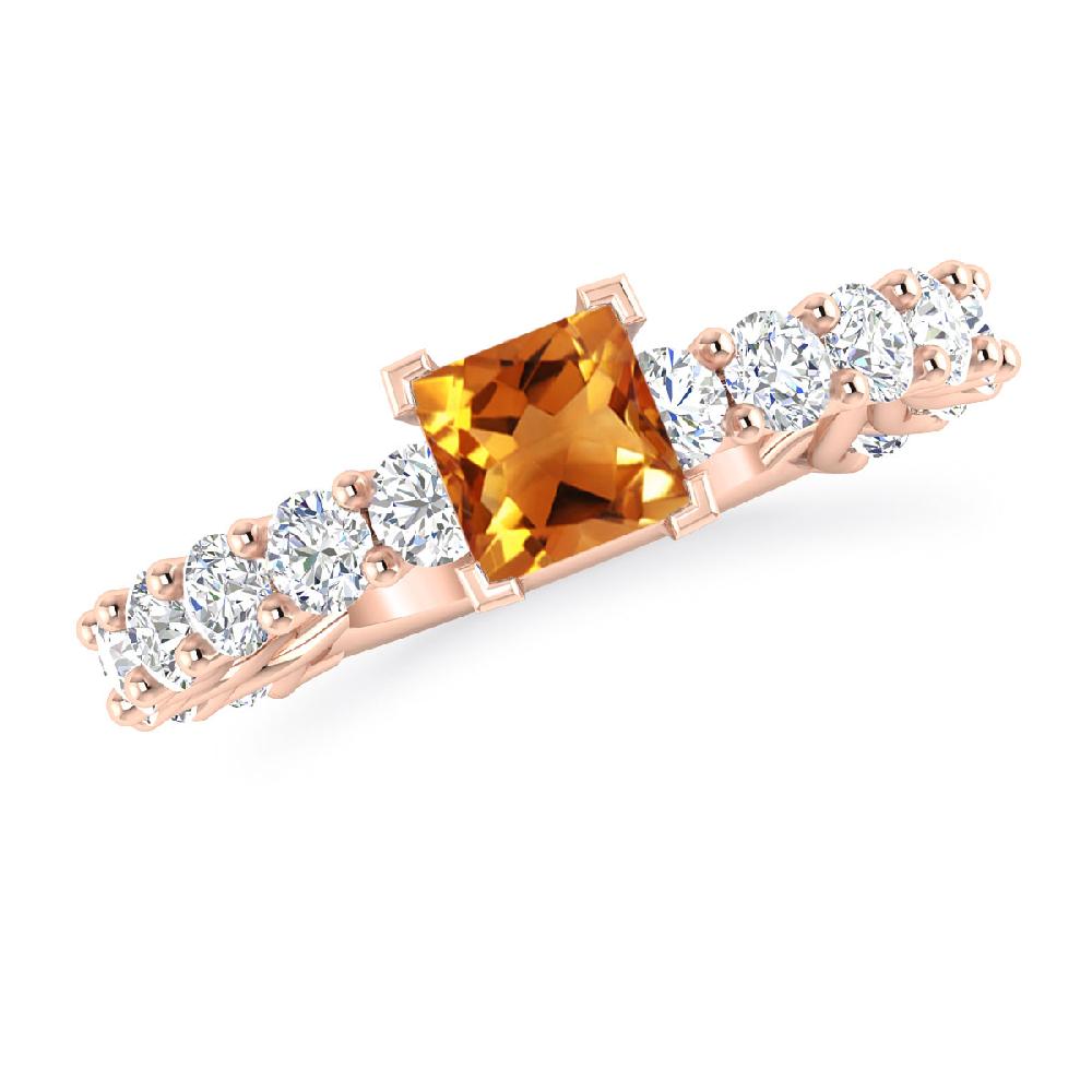 Rose Gold - Citrine