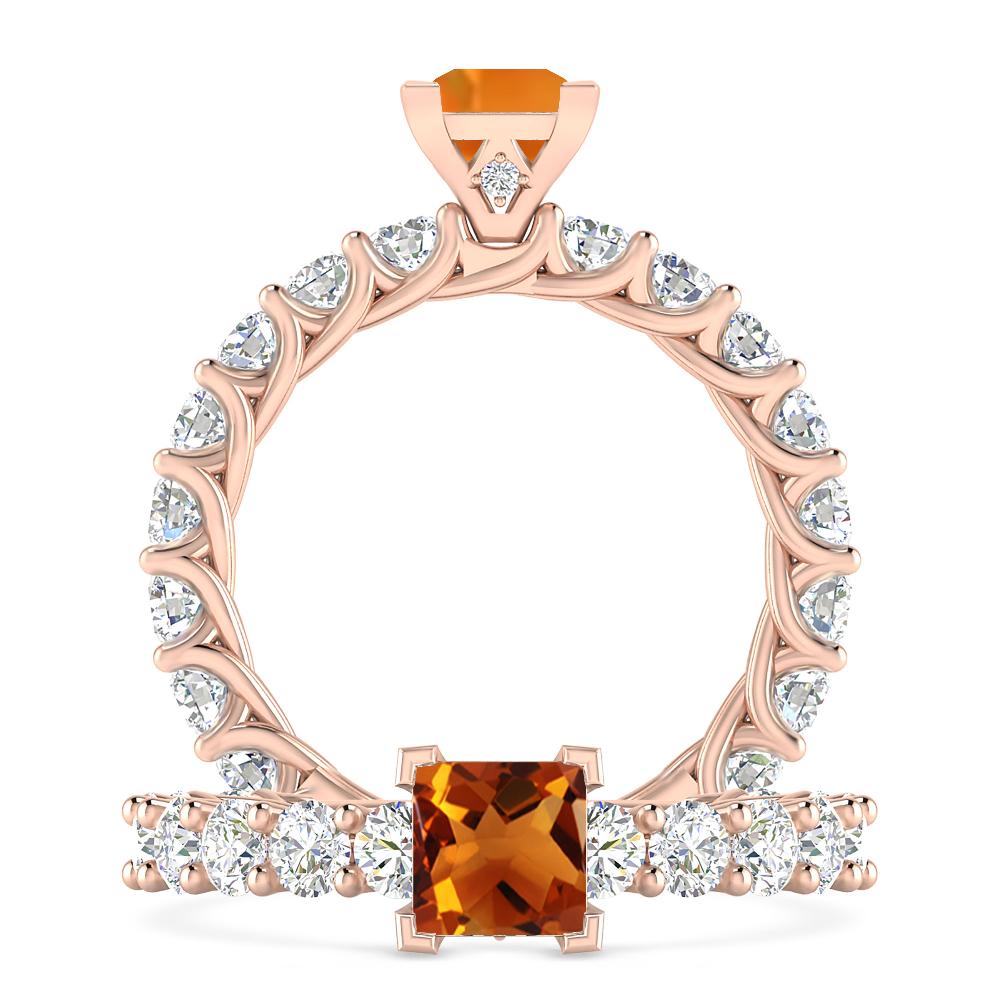 Rose Gold - Citrine