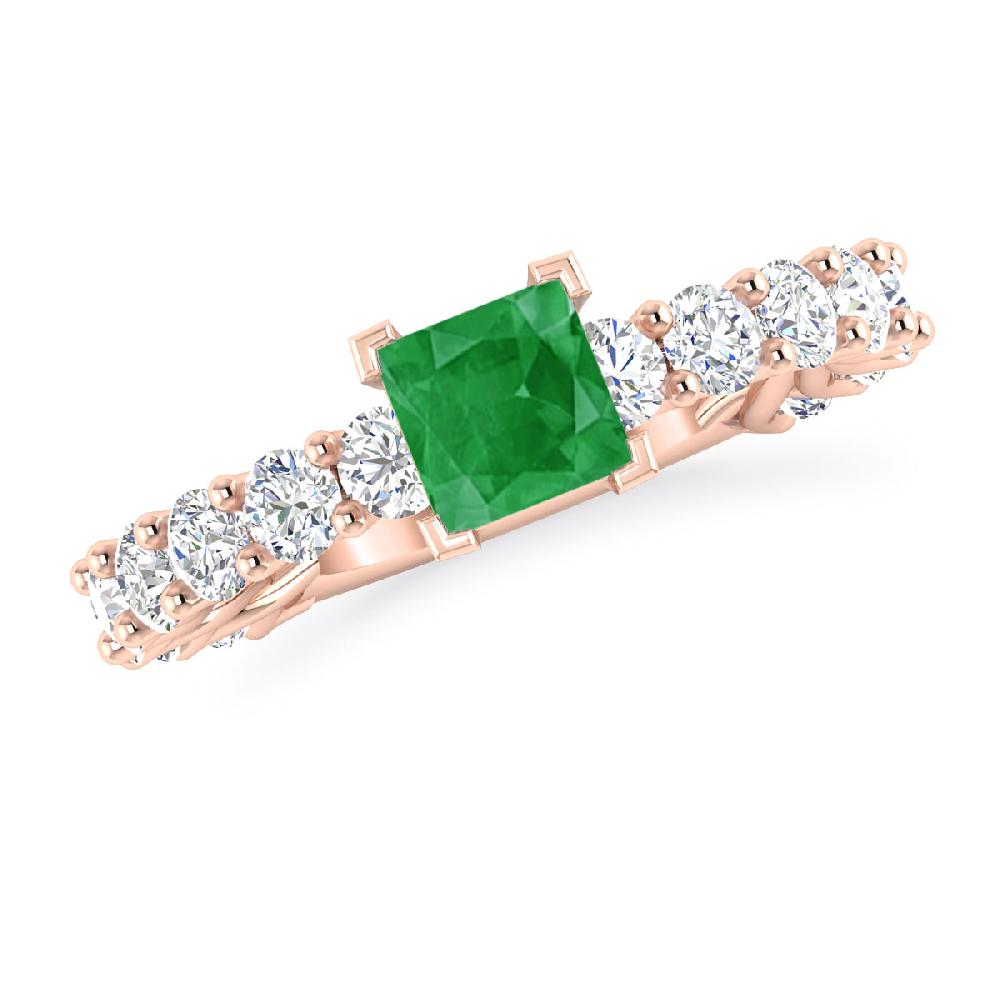 Rose Gold - Emerald