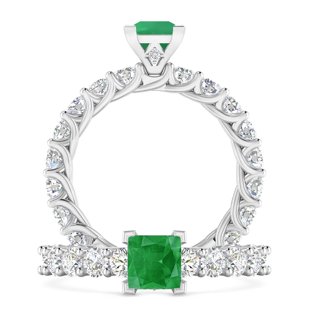 White Gold - Emerald