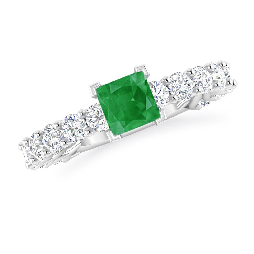 White Gold - Emerald