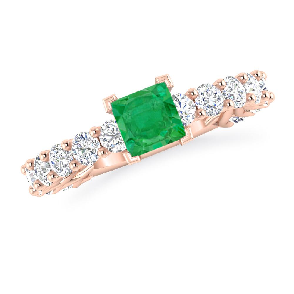 Rose Gold - Emerald