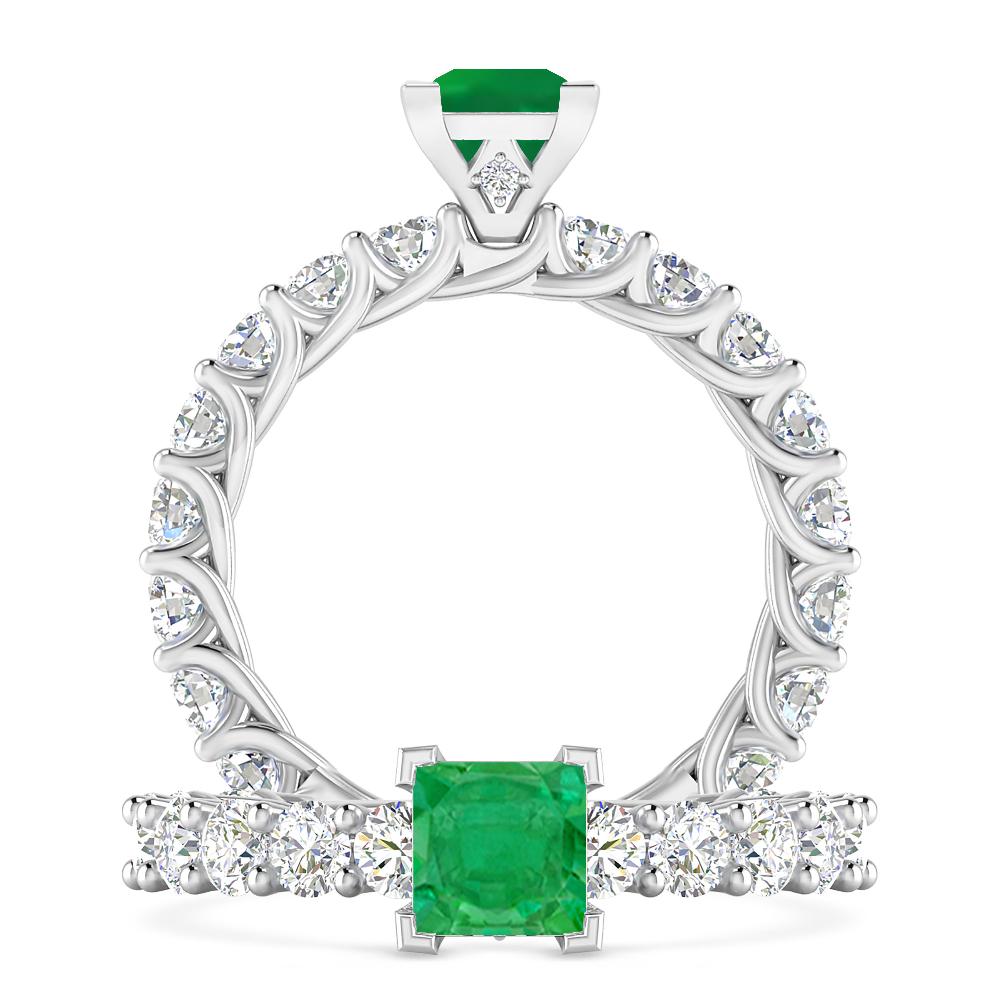 White Gold - Emerald