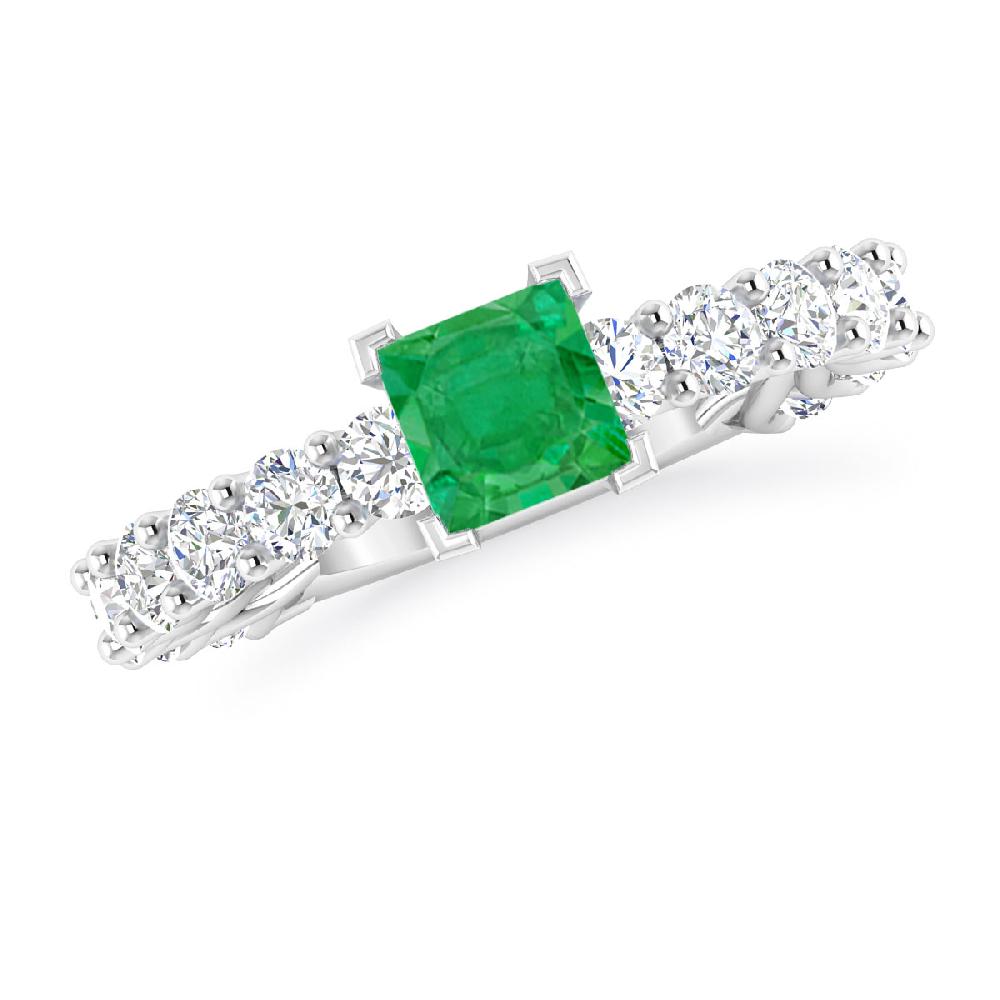 White Gold - Emerald