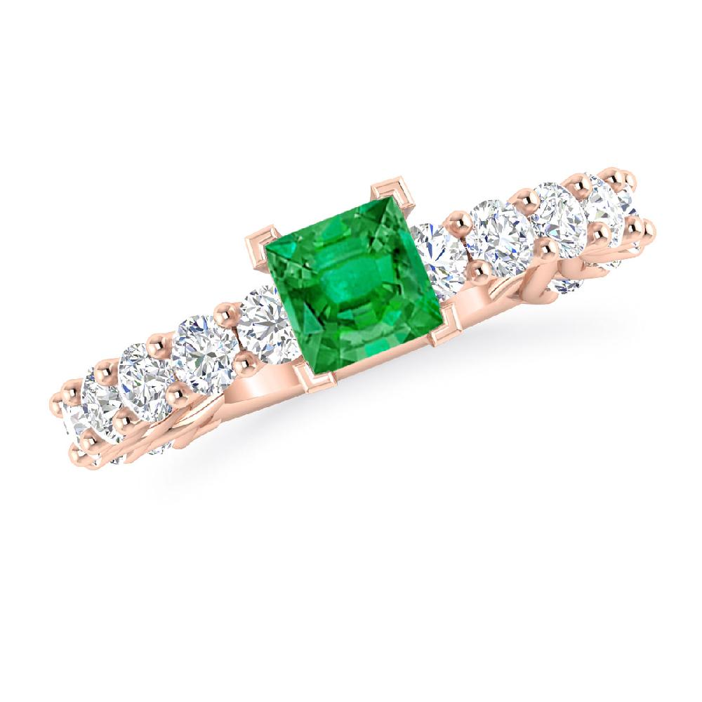 Rose Gold - Emerald