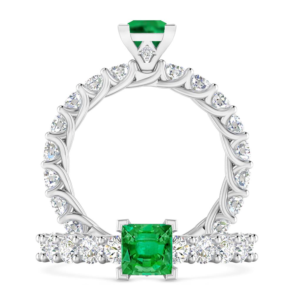 White Gold - Emerald