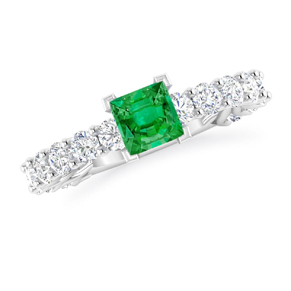 White Gold - Emerald