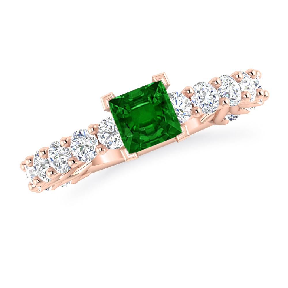 Rose Gold - Emerald