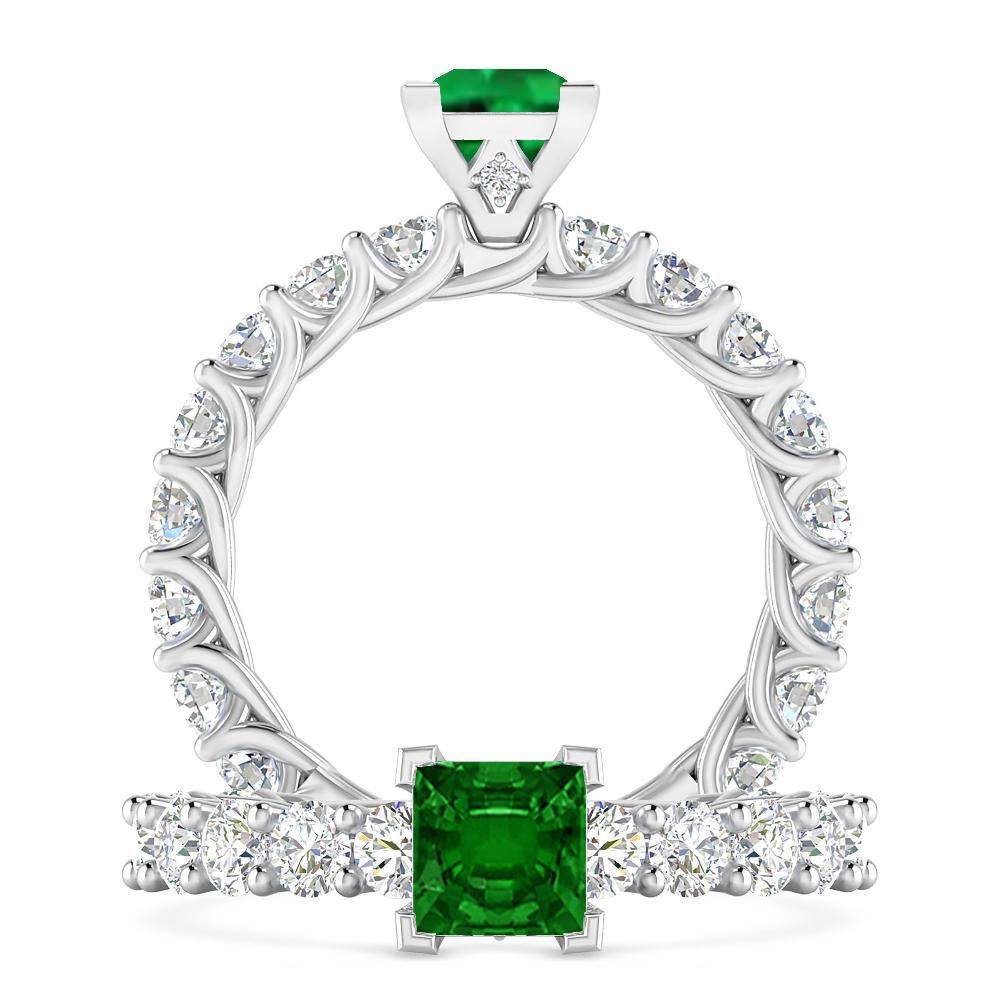 White Gold - Emerald