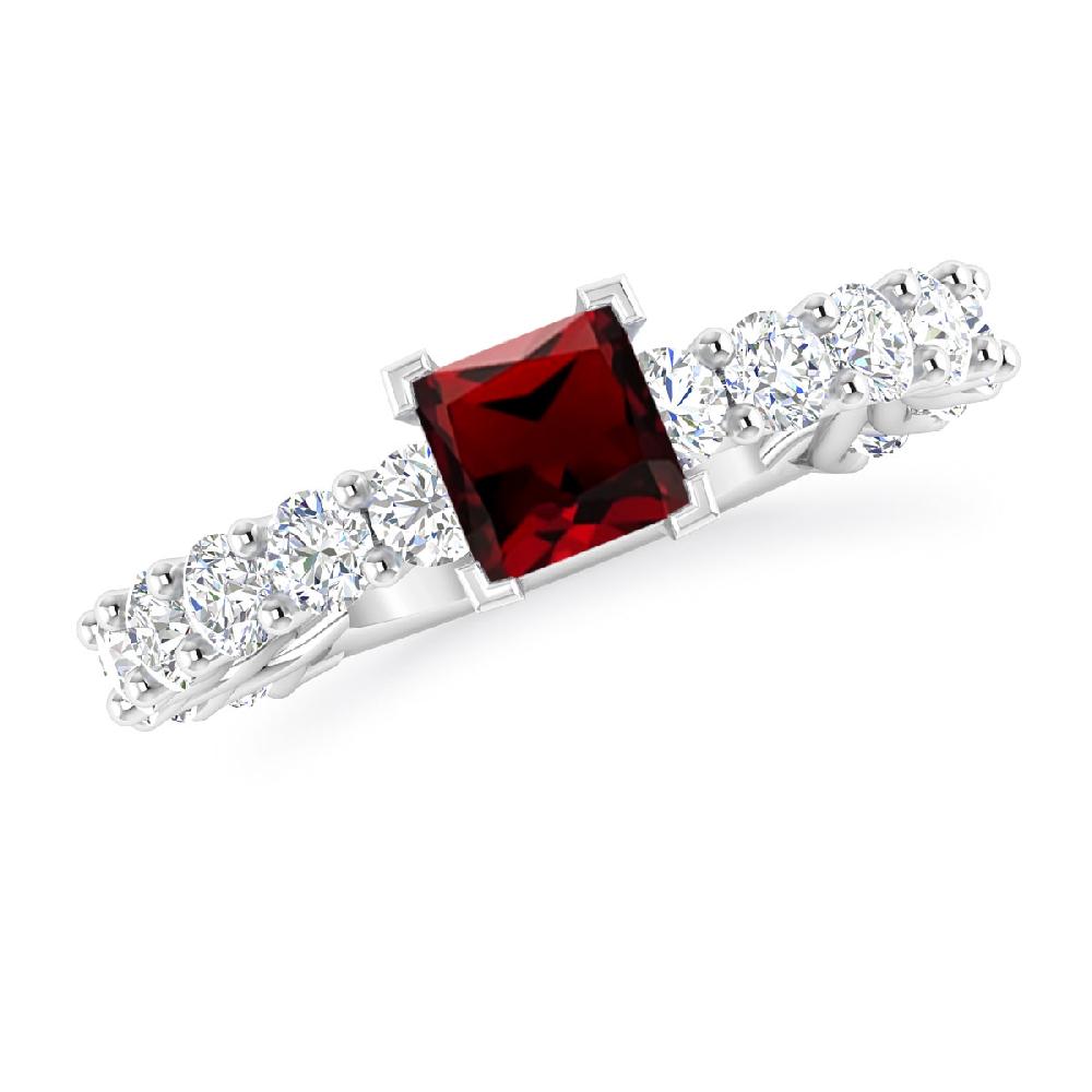 White Gold - Garnet