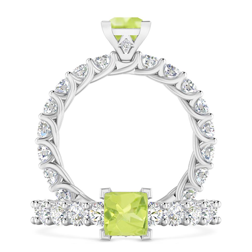 White Gold - Peridot