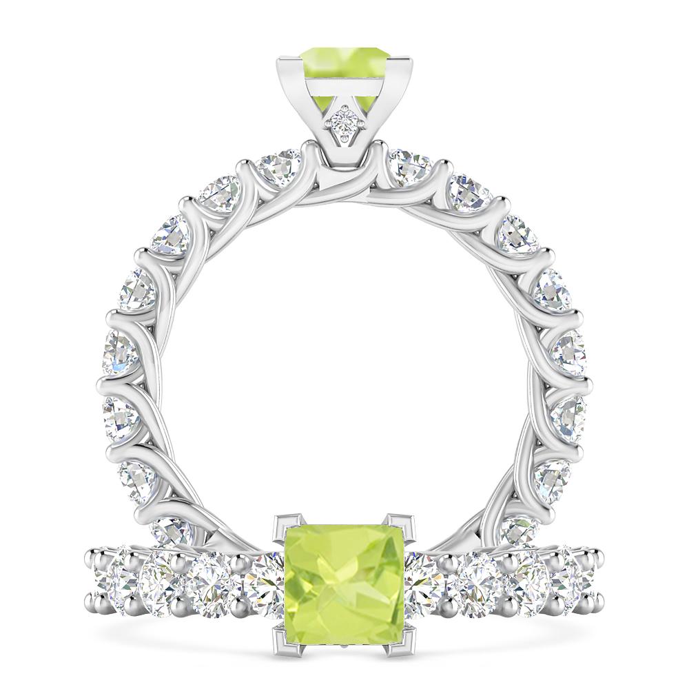 White Gold - Peridot