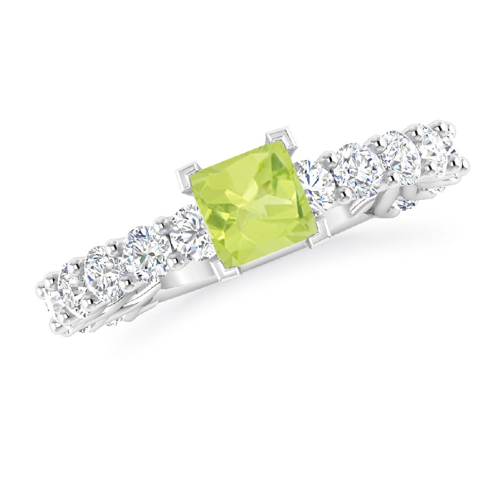 White Gold - Peridot