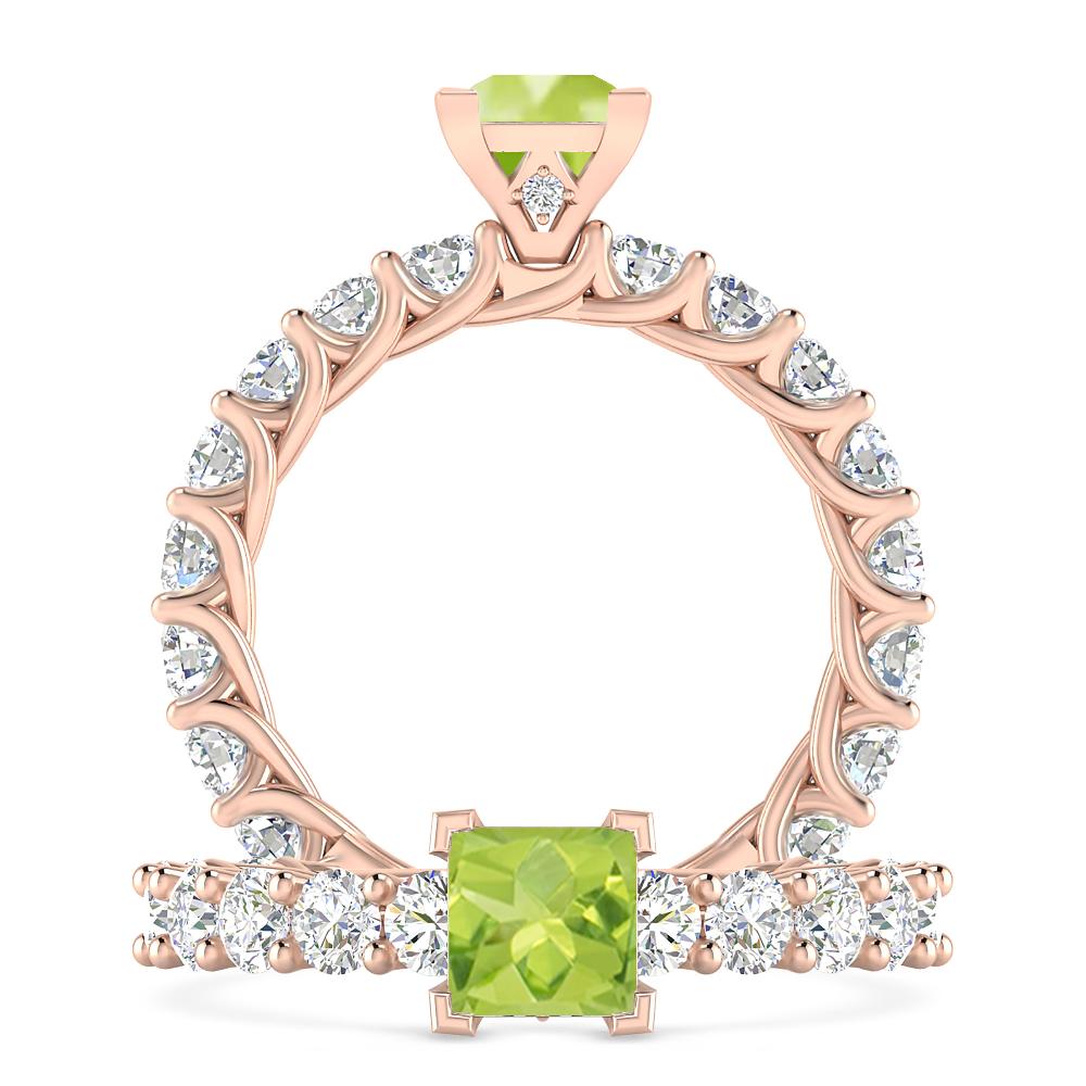 Rose Gold - Peridot