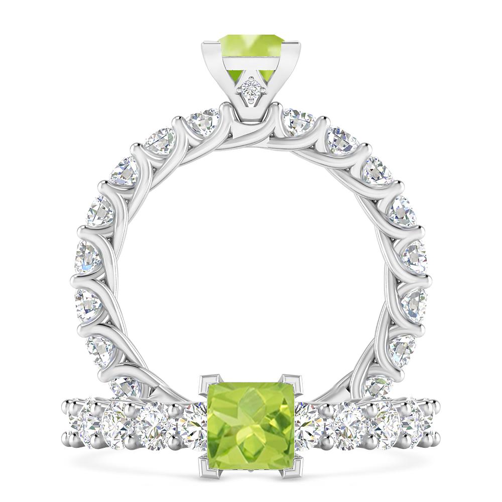 White Gold - Peridot