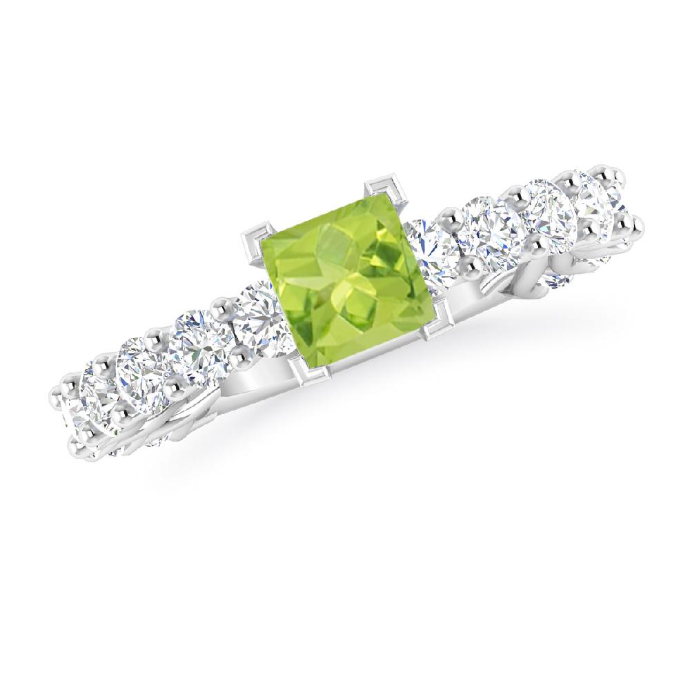 White Gold - Peridot