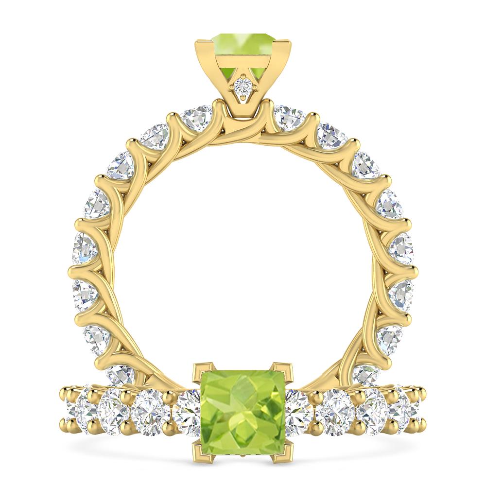 Yellow Gold - Peridot