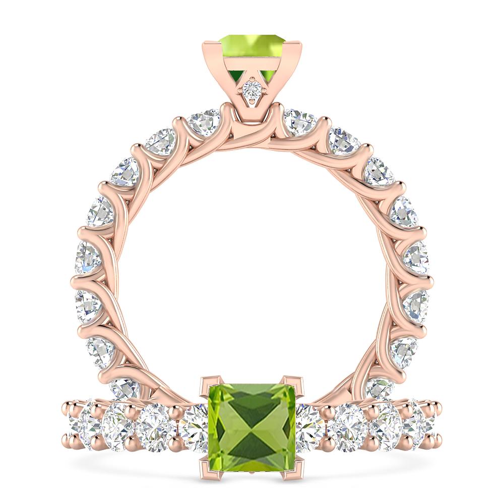 Rose Gold - Peridot