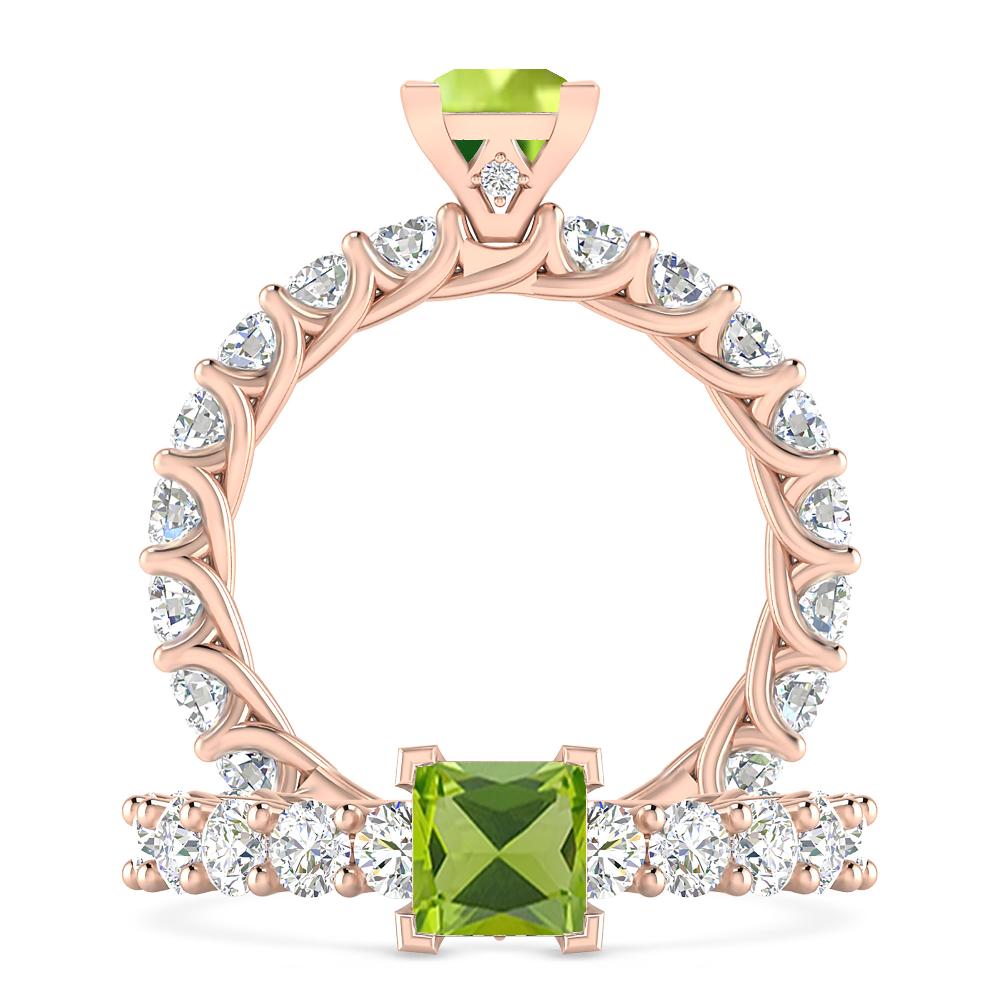 Rose Gold - Peridot