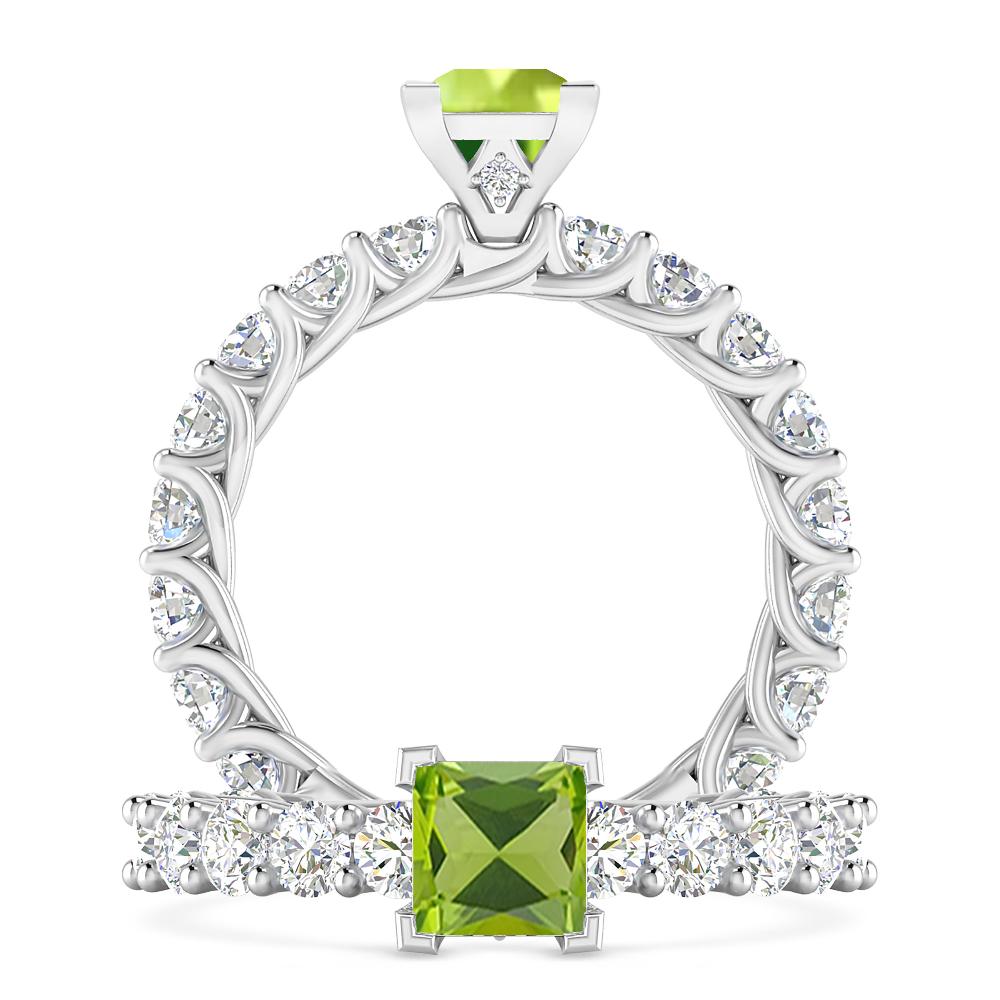 White Gold - Peridot