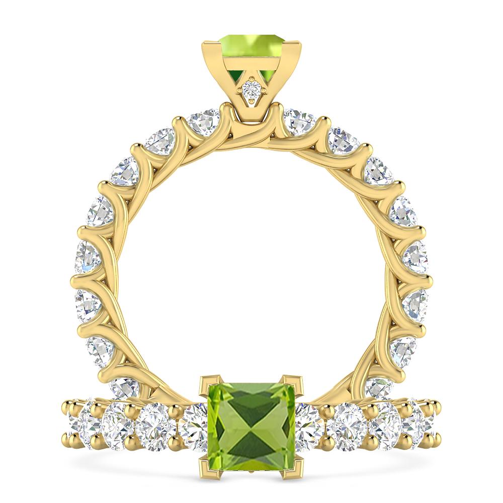 Yellow Gold - Peridot