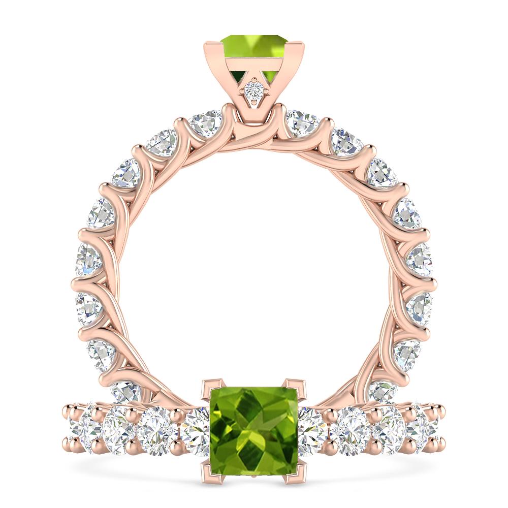 Rose Gold - Peridot